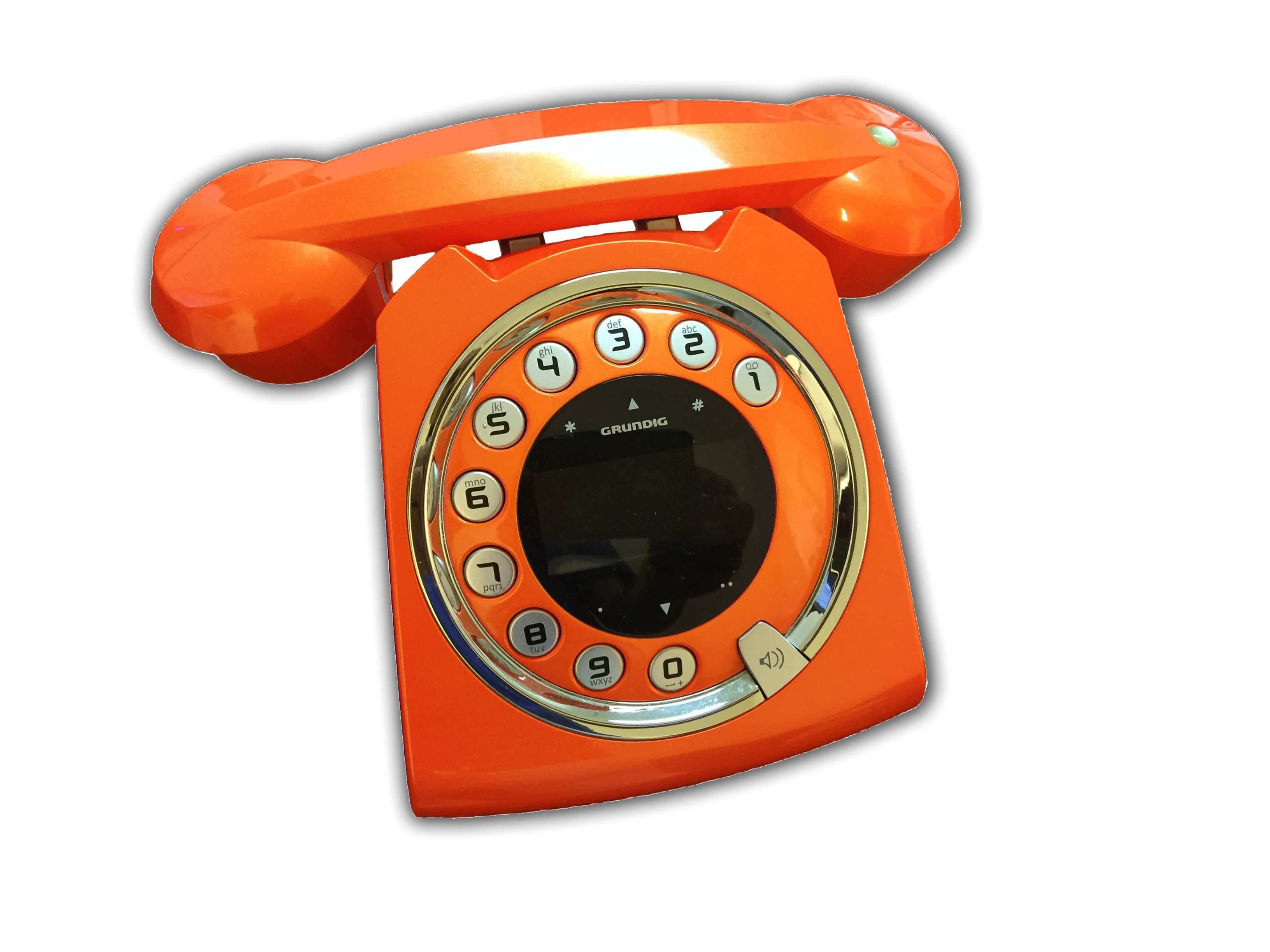 Orangefarbenes Telefon von Dr. Bernhard Hofer