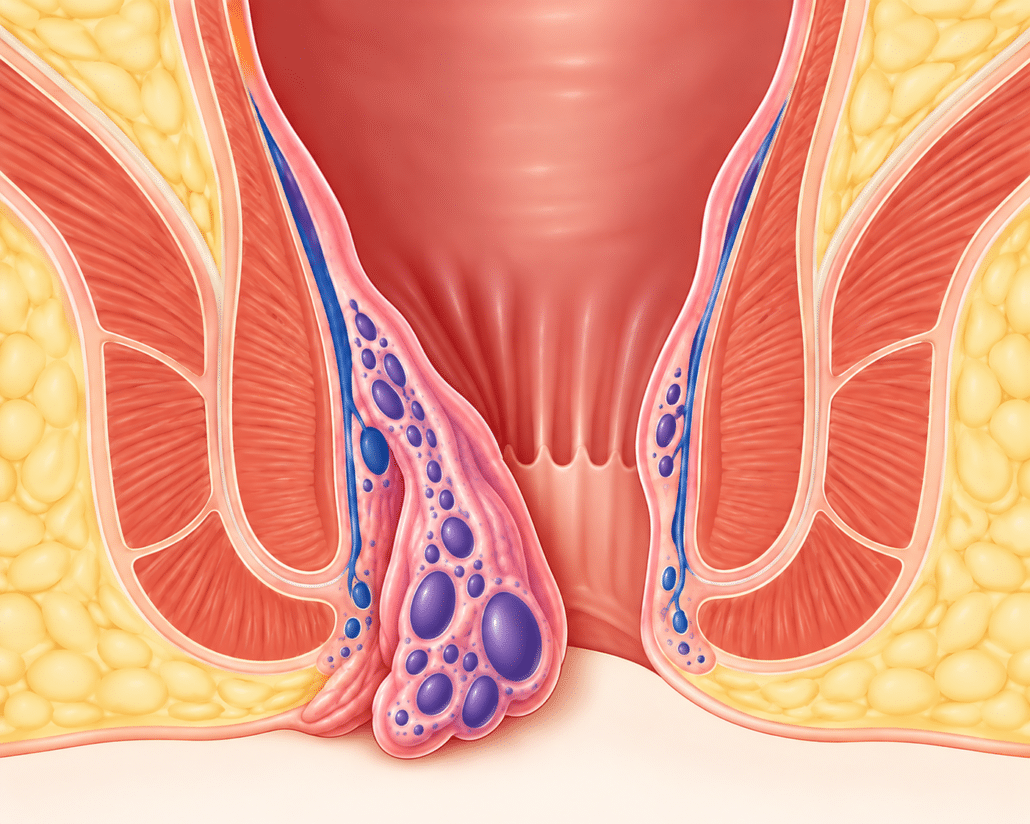 Bei Hämorrhoiden im Stadium 4 ist oft eine herkömmliche Operation mit Ausschneidung der Hämorrhoide erforderlich.